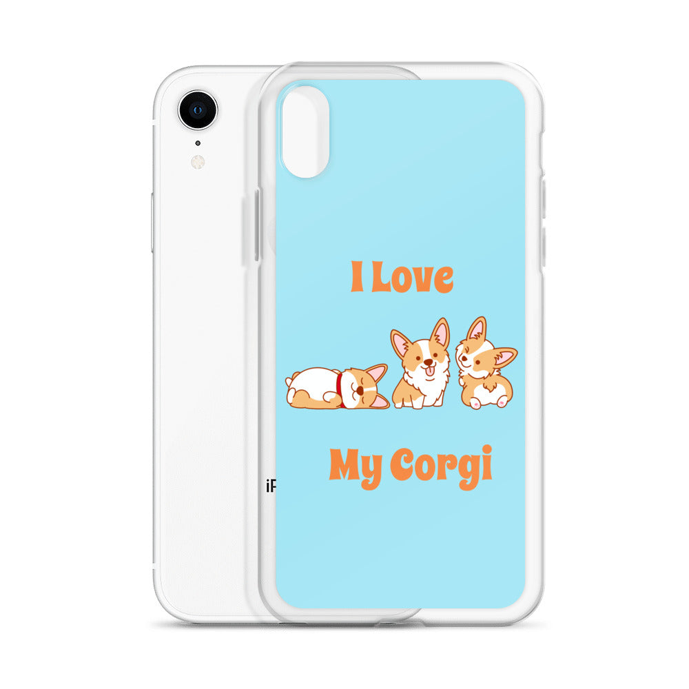 I Love My Corgi iPhone Case