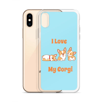 I Love My Corgi iPhone Case