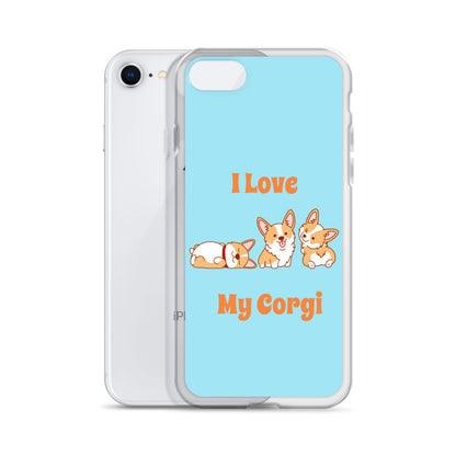 I Love My Corgi iPhone Case