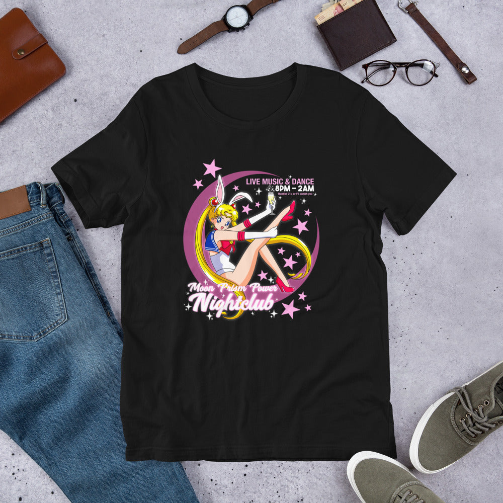 Moon Prism Power Nightclub Unisex T-Shirt