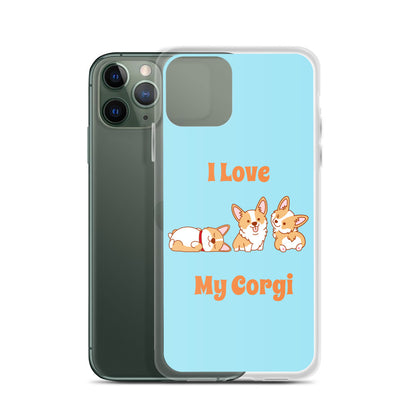I Love My Corgi iPhone Case