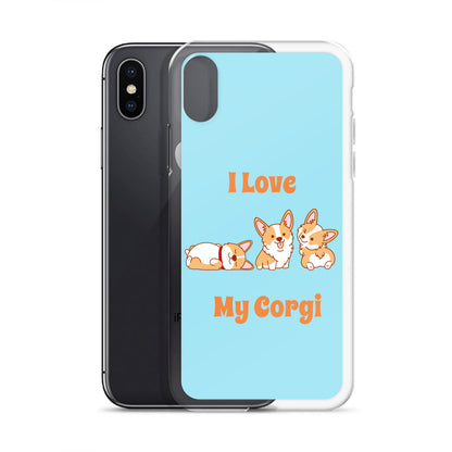 I Love My Corgi iPhone Case