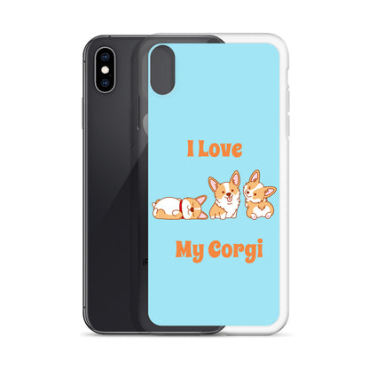 I Love My Corgi iPhone Case