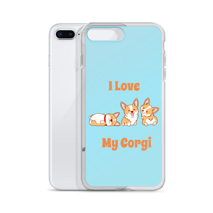 I Love My Corgi iPhone Case