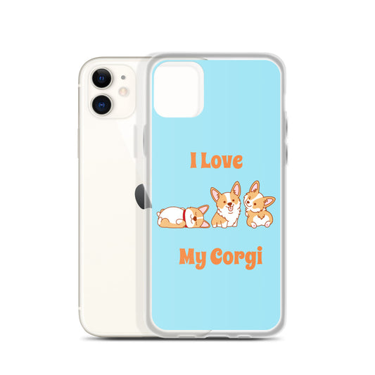I Love My Corgi iPhone Case